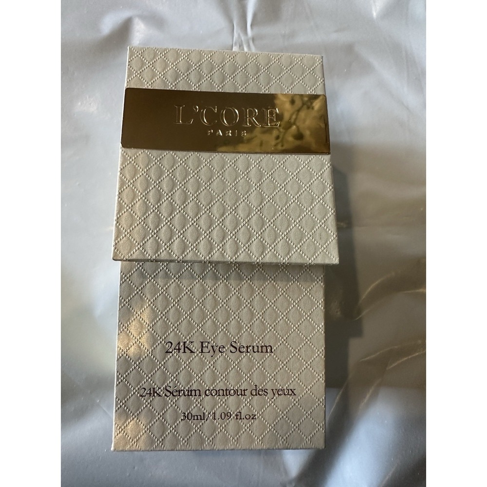 L'Core Paris 24K Eye Serum 30ml Hyaluronic Acid Gold Antioxidants Under Eye Care